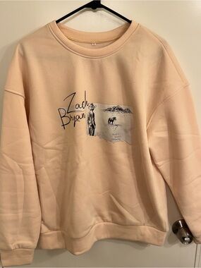 Zach Bryan - Cream Crewneck Sweatshirt -